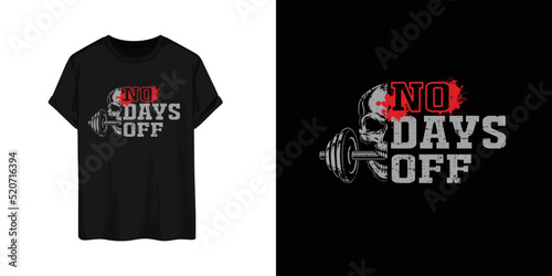 Workout T-shirt design vector for men