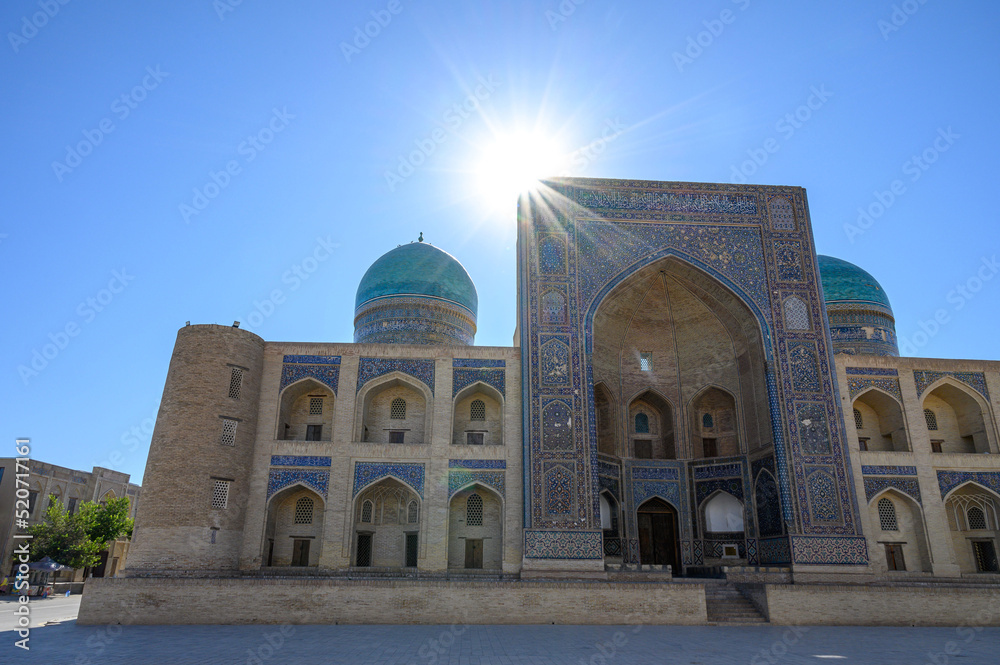 Traditional oriental architecture in the Uzbek city of Bukhara