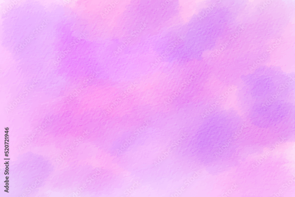 Soft pink purple watercolor background vector