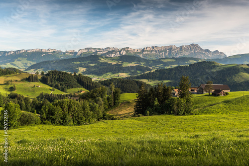 Appenzellerland with Alpstein and Säntis, Switzerland © Conny Pokorny