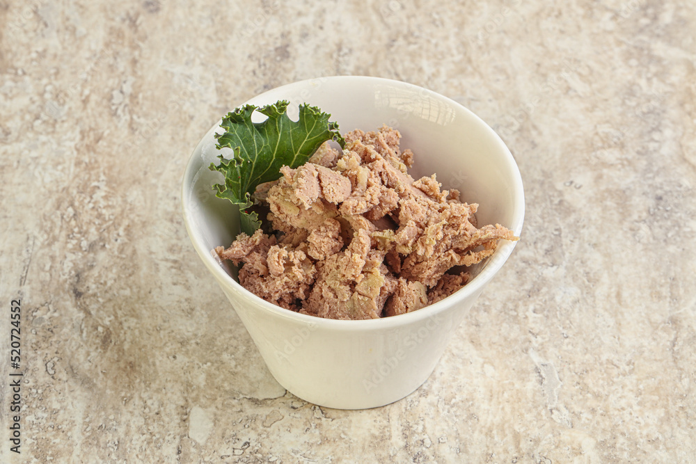 Liver pate in the bowl Liver pate in the bowl