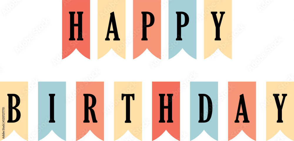 Happy birthday Vector Illustration happy birthday image or clip art