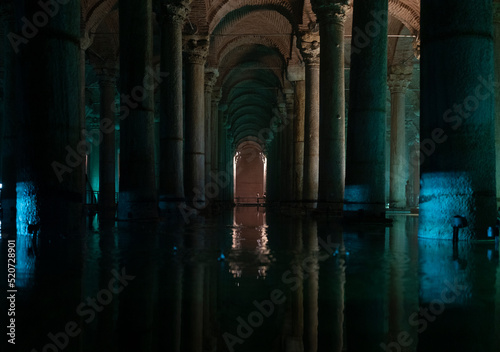 Renovated Basilica Cistern  Sultanahmet District Fatih  Istanbul Turkey