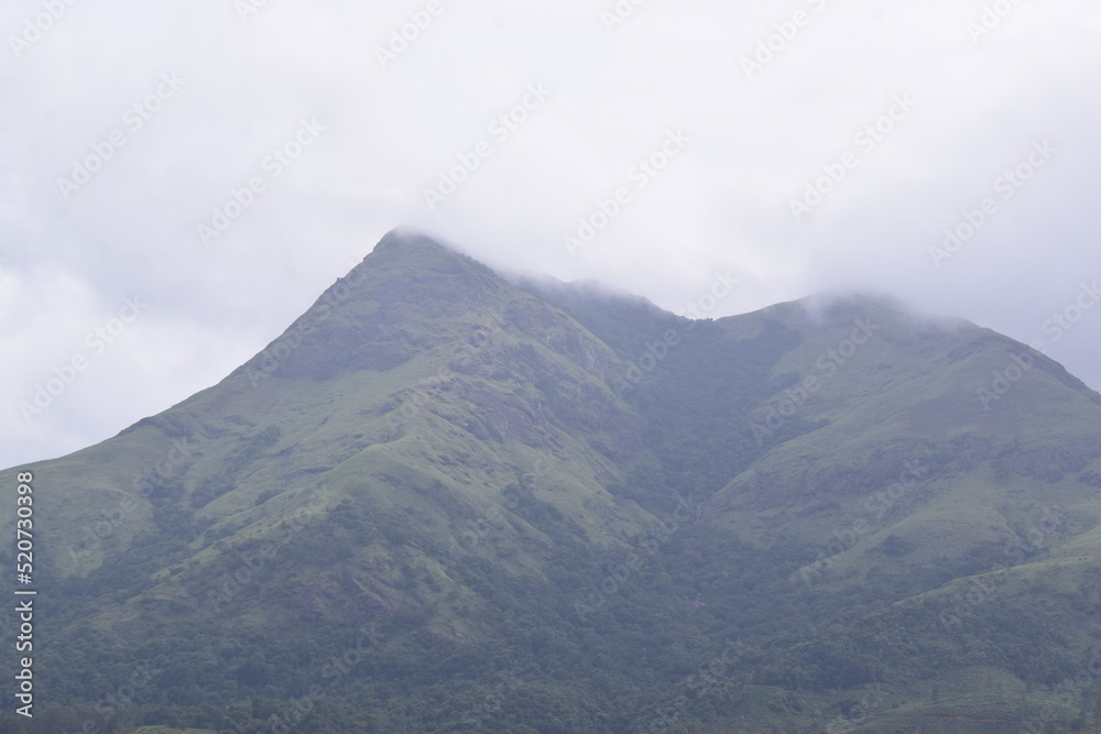 Clouds over the mountains of Wayanad