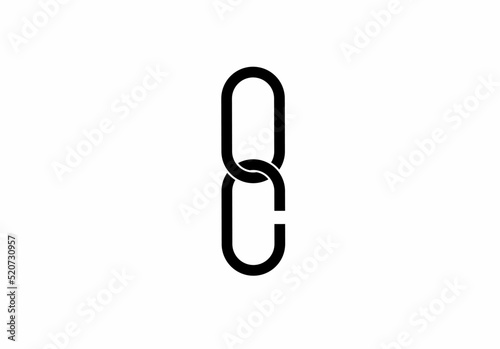 oc co o c initial letter logo