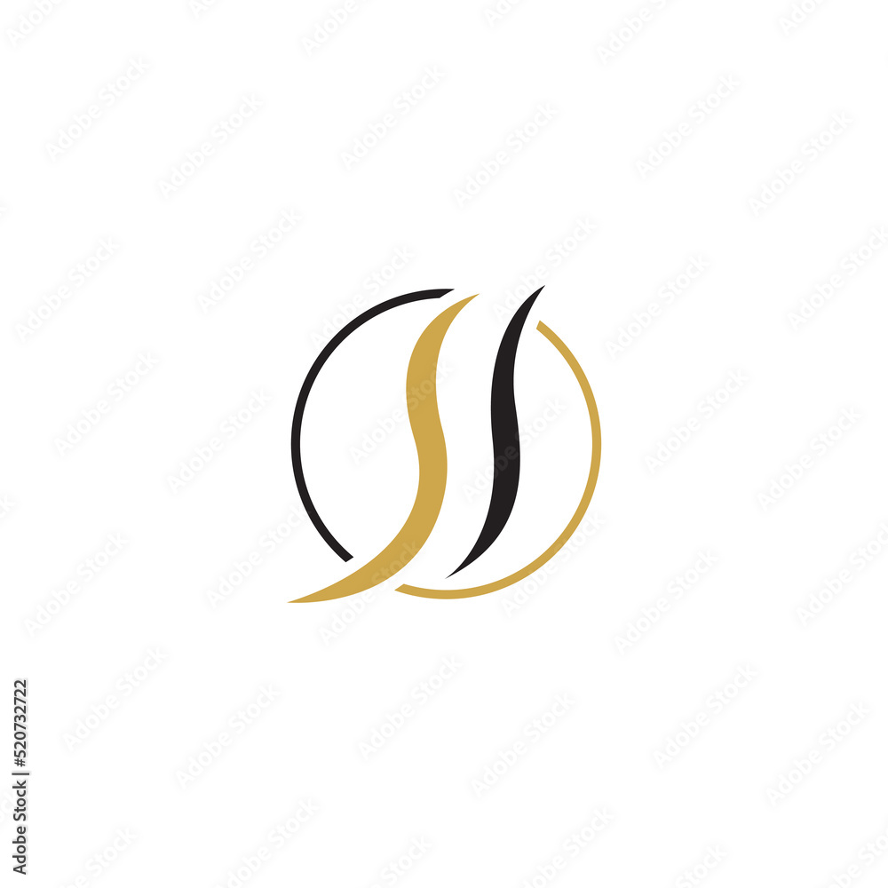 Obraz premium hairstyle wave vector illustration template