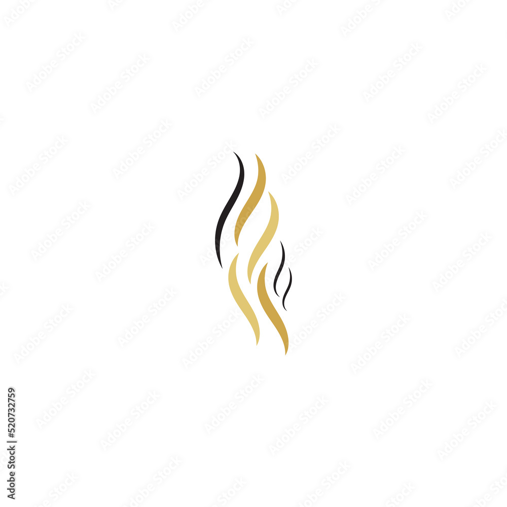 hairstyle wave vector illustration template hairstyle wave vector illustration template