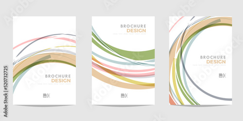 Design template for Brochure, Flyer or Depliant for business purposes photo