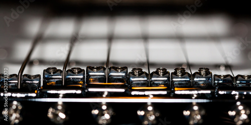 electric guitar close up