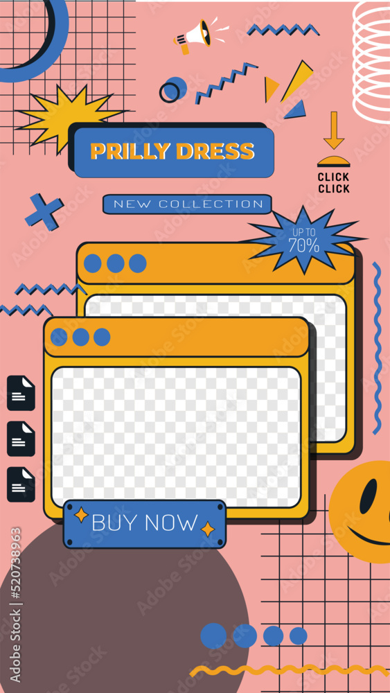 Fototapeta premium Fashion Instagram Template