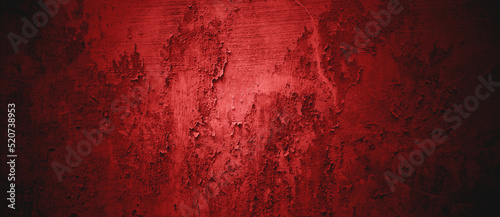 Dark red Wall Texture Background. Halloween background scary. Red and Black grunge background with scratches