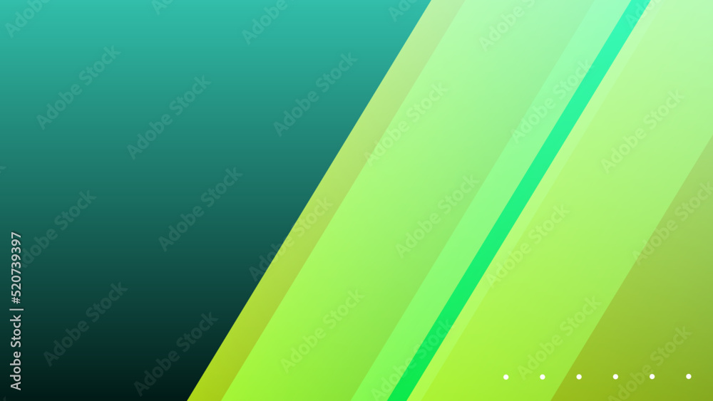 Abstract Green Background Template Vector, Green Background with Beautiful Wave Design Abstract Green Background Template Vector, Green Background with Beautiful Wave Design