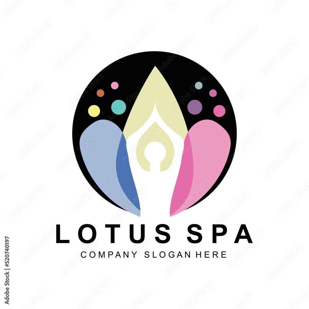 Yoga Logo Design, Sports Icon Illustration Fitness And Mind And Body Concentration Yoga Logo Design, Sports Icon Illustration Fitness And Mind And Body Concentration