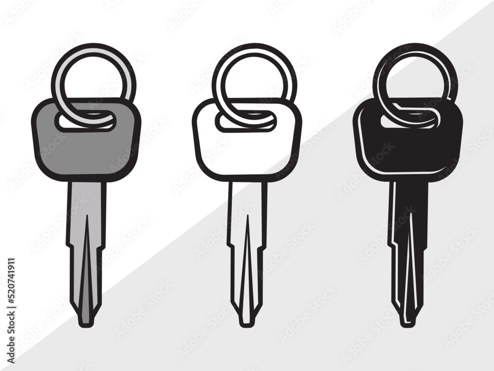 Car Keys Clipart SVG, Key Decals Svg, Key Printable Svg, Key Svg, Auto ...