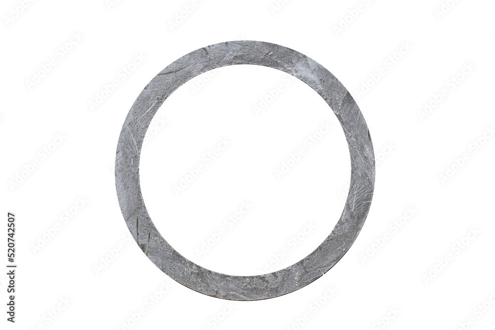 Concrete pipe isolated on white background. Side view, cross-section of a concrete drainage pipe. Concrete pipe isolated on white background. Side view, cross-section of a concrete drainage pipe.