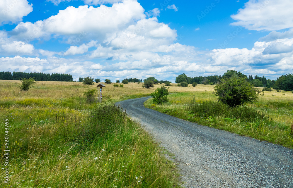 Wanderweg in der Rhön