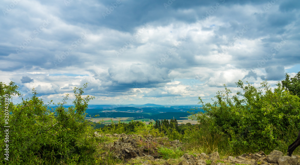 Aussicht von der Kalten Buche in der Rhön Aussicht von der Kalten Buche in der Rhön