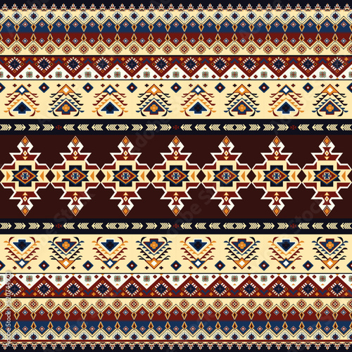 Wallpaper Mural Carpet pattern. Seamless geometry. Western handmade saddle blanket rug pattern, Aztec, Torontodigital.ca