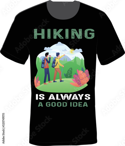 Hiking mountain with a friend. 