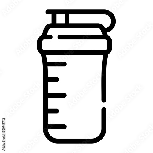 Protein Powder line icon