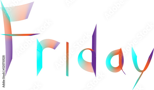 Friday line with transform effect