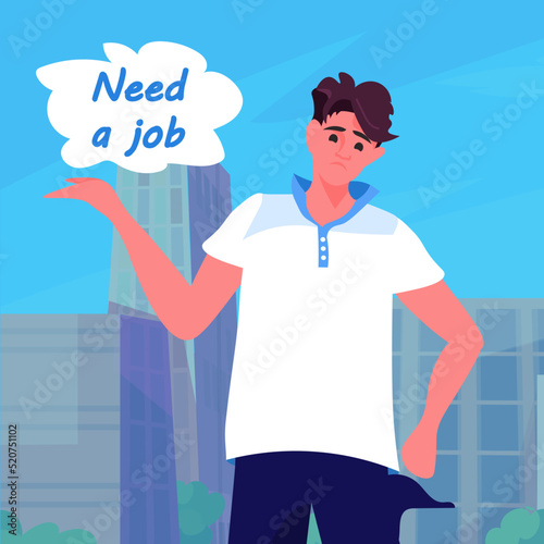 unhappy business man with need job speech dismissal unemployment jobless employee job reduction concept