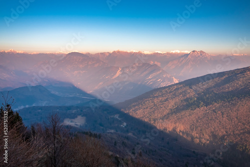 Panorama from the alpine peak