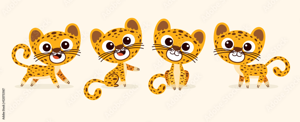 Cartoon Drawing Of A Cheetah