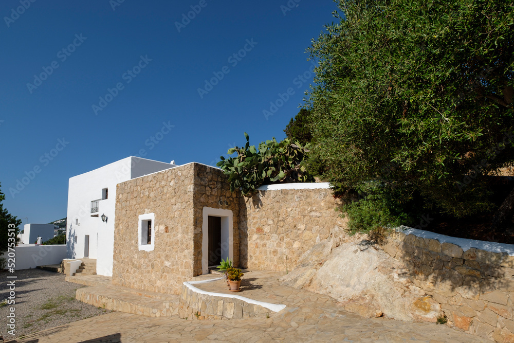 casa tradicional, Museo de Etnografía de Eivissa, Can Ros - Puig de Missa, Santa Eulària des RiuIbiza, balearic islands, Spain