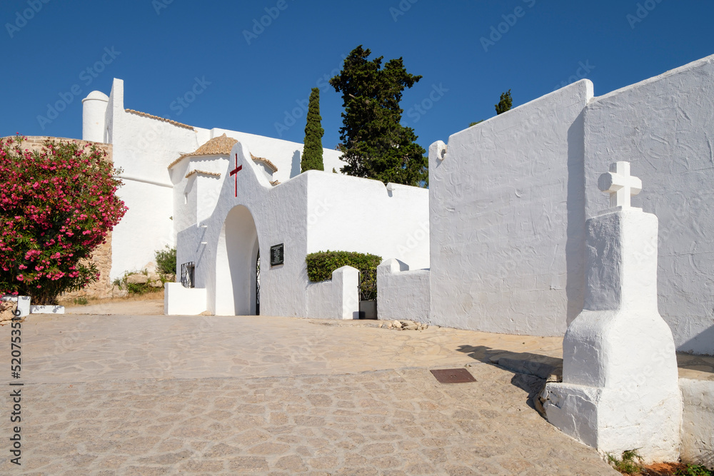 Iglesia de Santa Eulària (Puig de Missa), Santa Eulària del Riu, Ibiza, balearic islands, Spain