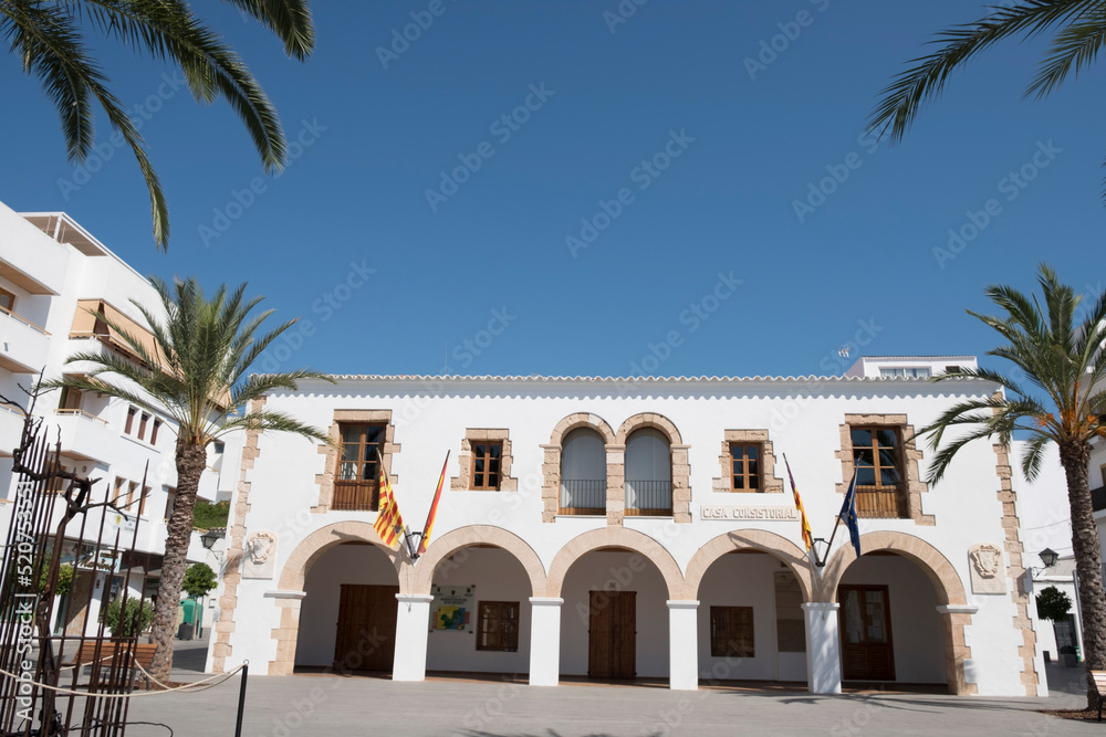 ayuntamiento, Santa Eulària des Riu, Ibiza, balearic islands, Spain
