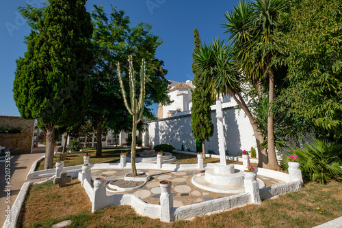 jardin del poeta Isidor Macabich, cementerio de Santa Eulària (Puig de Missa), Santa Eulària del Riu, Ibiza, balearic islands, Spain