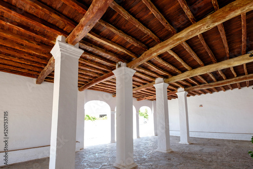 Iglesia de Sant Jordi, originaria del siglo XV, Sant Jordi de Ses Salines, Ibiza, balearic islands, Spain photo