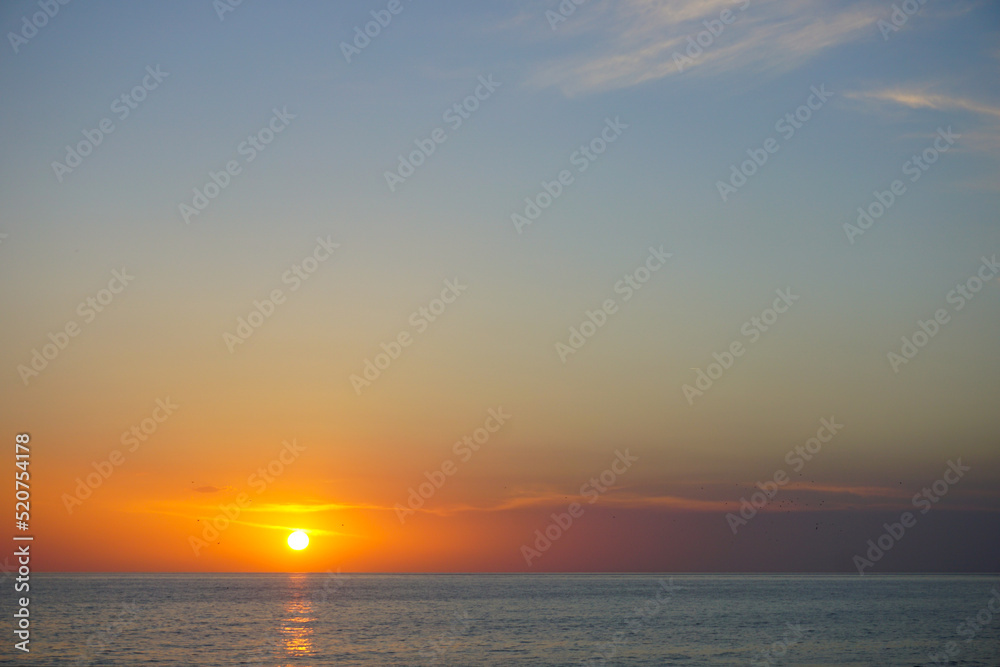 sea, sunset and sky, Alanya Antalya Turkey
