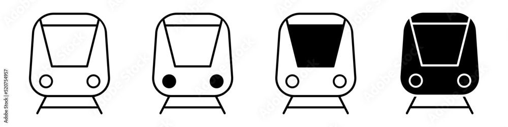 Train vector icon set. tram illustration sign collection. public transport symbol. Travel logo. Train vector icon set. tram illustration sign collection. public transport symbol. Travel logo.