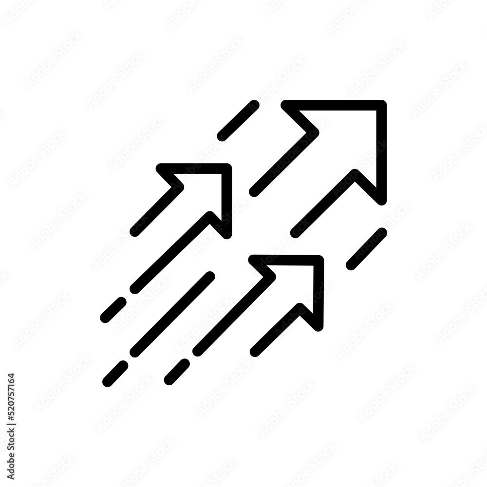 Arrows or move forward line icon. Arrow vector icon. Signs Direction Icon Arrows or move forward line icon. Arrow vector icon. Signs Direction Icon