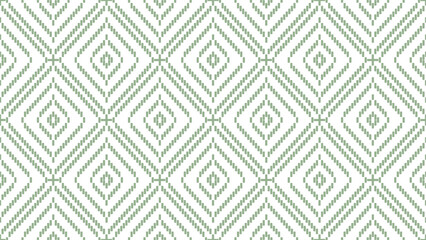 Papier peint photo Style bohème Ikat tribal natif géométrique traditionnel  © NaphakStudio