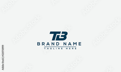 Logo design letter TB . Elegant modern. Vector template.