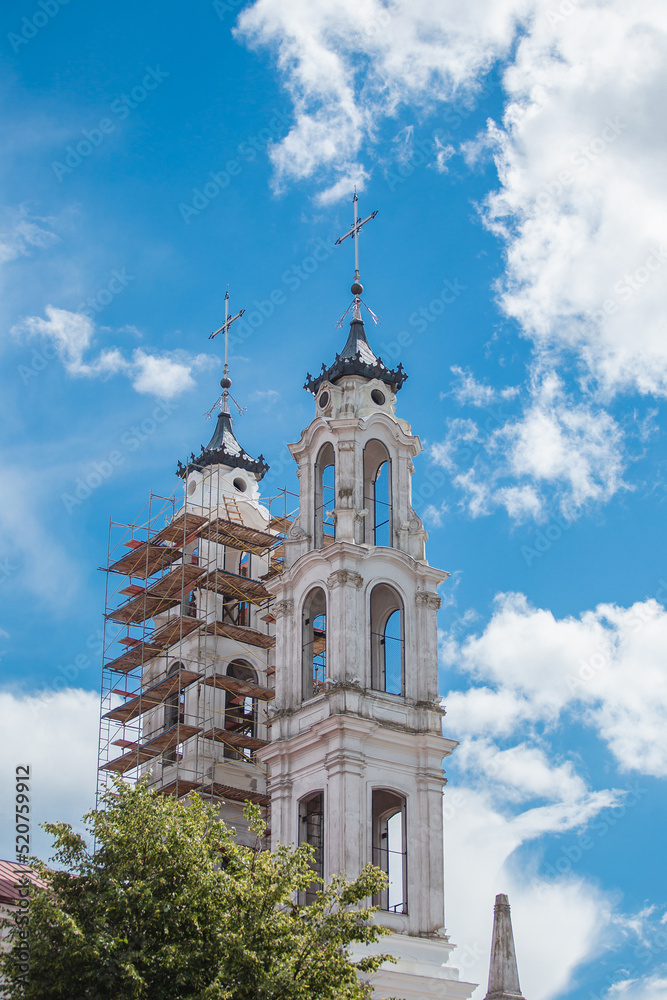 Catholic church facade towers - christian architecture