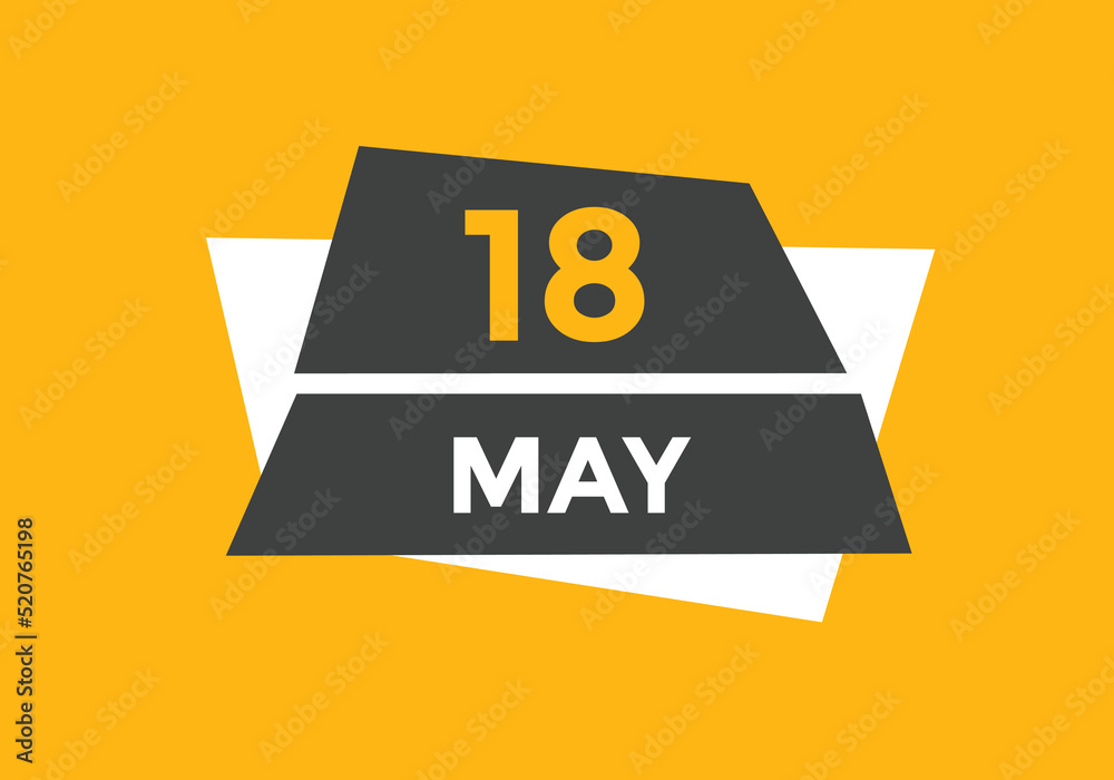 may 18 Calendar icon Design. Calendar Date 18th may. Calendar template
may 18 Calendar icon Design. Calendar Date 18th may. Calendar template
