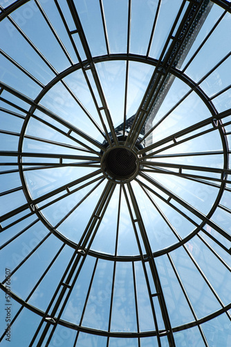 Circular dome inside a building