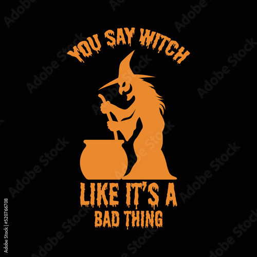 Halloween Vector Typography T shirt
