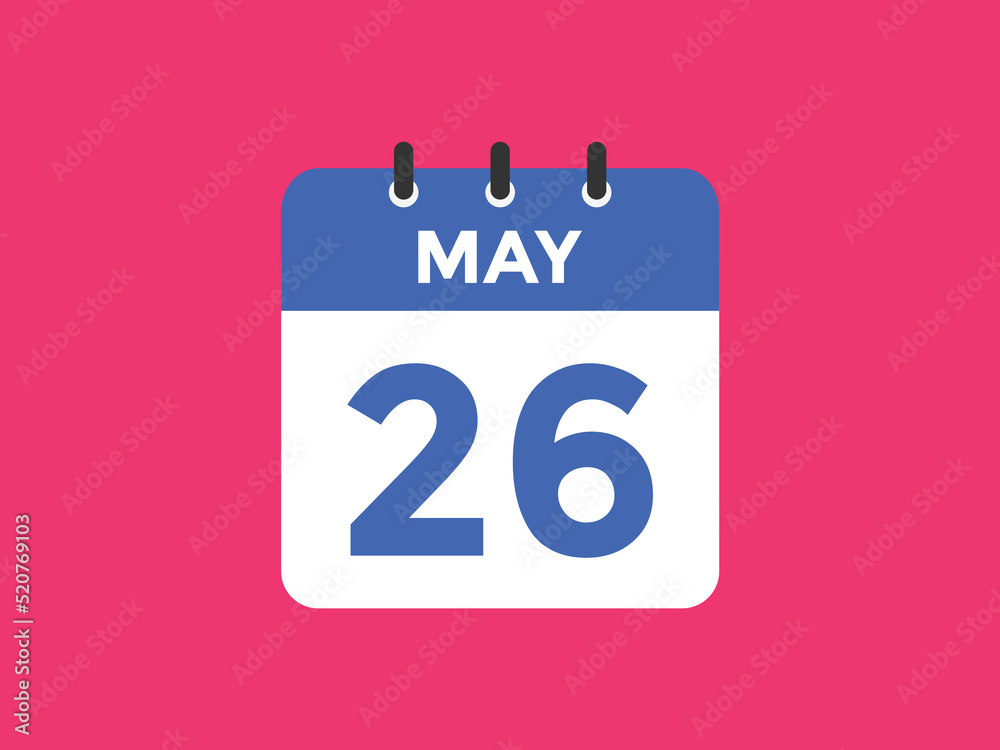 may 26 Calendar icon Design. Calendar Date 26th may. Calendar template
may 26 Calendar icon Design. Calendar Date 26th may. Calendar template