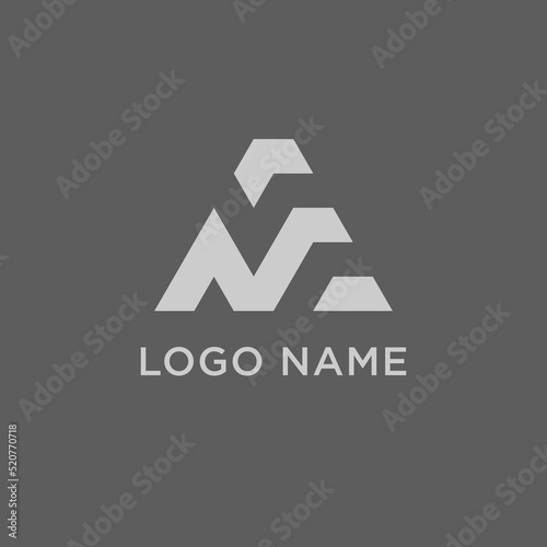 letter n a unique logo