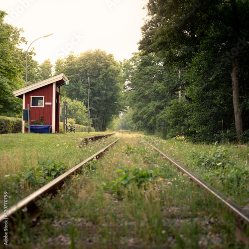 The tiny railway station photo