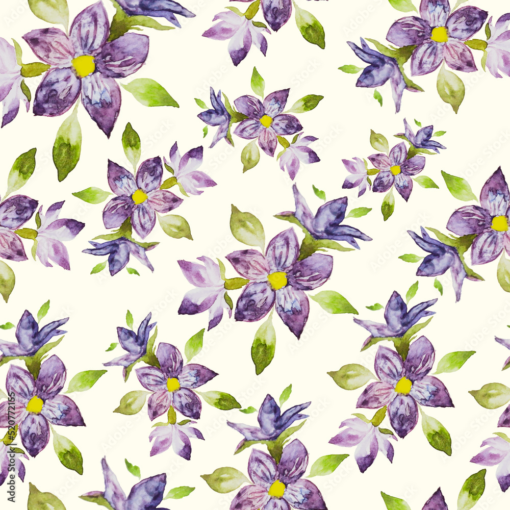 Fototapeta premium seamless floral background