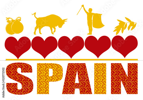 I love Spain Illustration