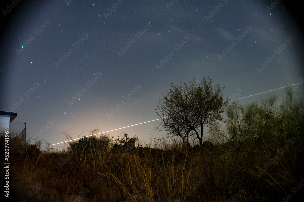 night sky and moon night sky and moon
