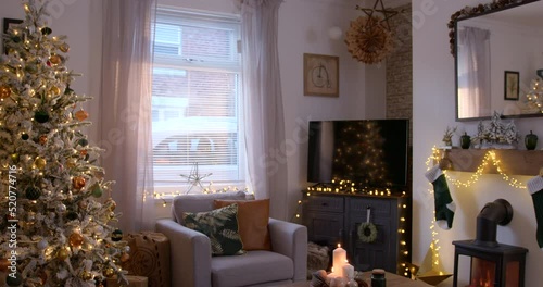 Cozy Christmas Living Room
