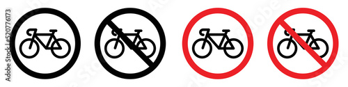 Fotografie, Obraz Bicycle parking sign area icon